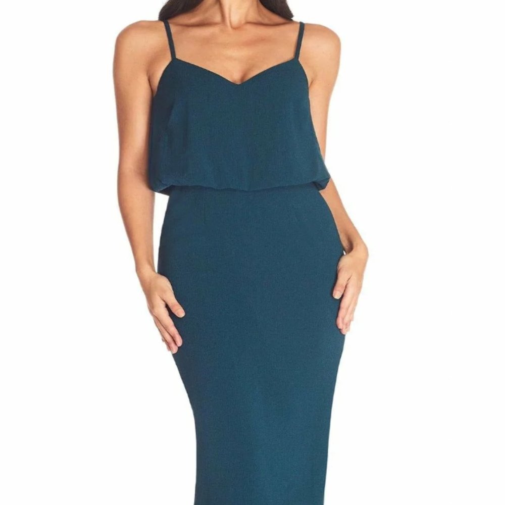 Dress the Population Alondra Dress in Pine - New Never Worn